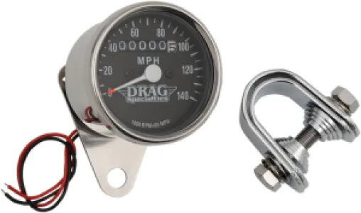 DRAG SPECIALTIES - 1:1 BLK FACE MINI SPEEDO - DS244130