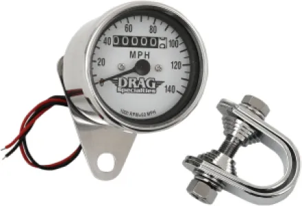 DRAG SPECIALTIES - 1:1 WHT FACE MINI SPEEDO - DS244134