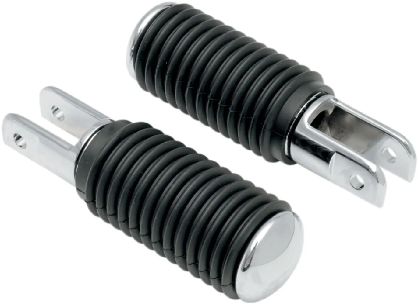 DRAG SPECIALTIES - 5/8 MT PEGS RUB W/CHR END - DS253405