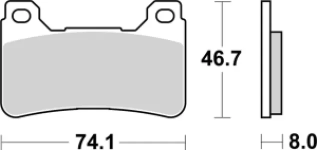 SBS - BRAKE PAD SINT RACE - 17213282