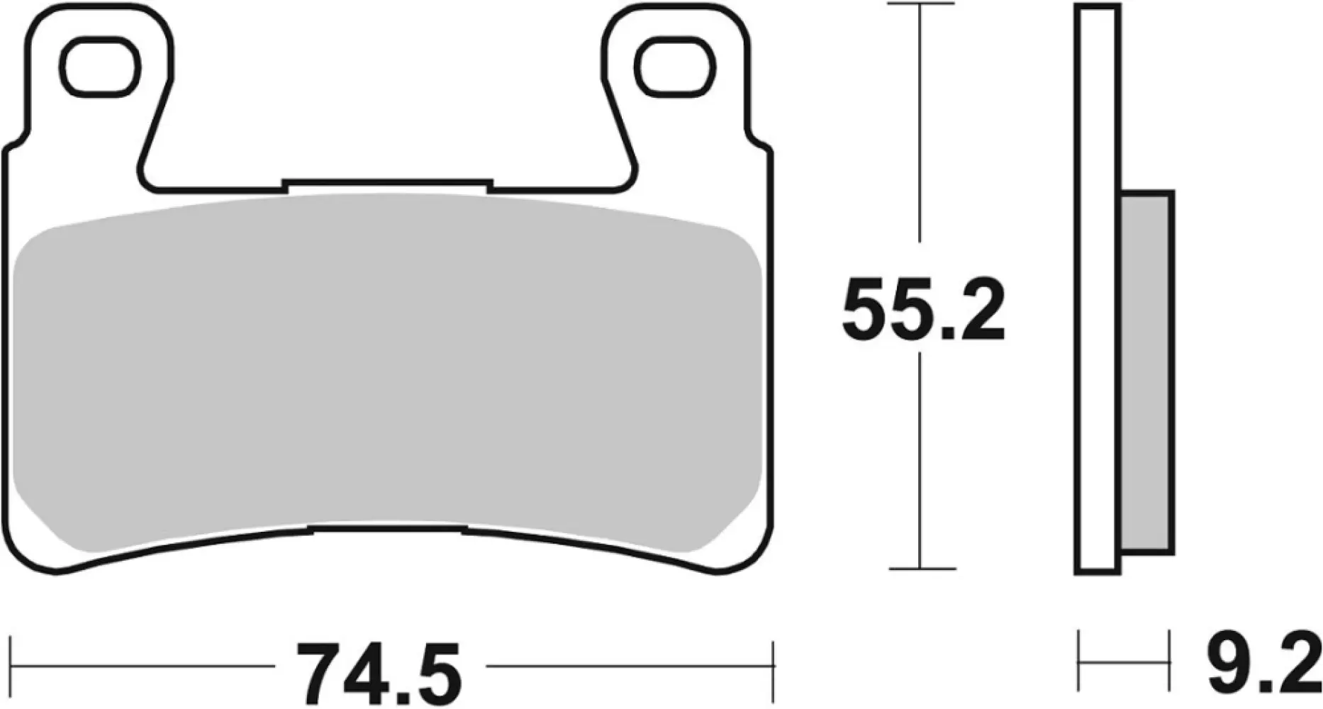 SBS - BRAKE PAD SINT RACE - 17213447