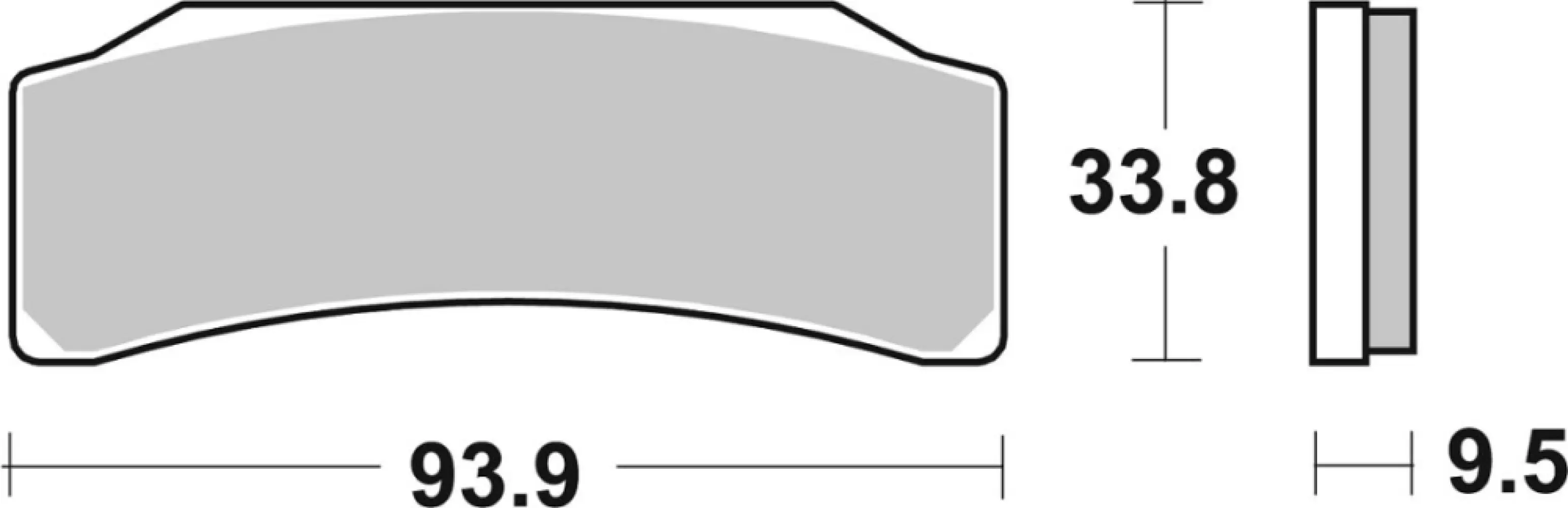 SBS - BRAKE PAD SINT RACE - 17213450