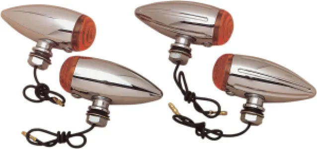 DRAG SPECIALTIES - SMOOTH AMBER MARKR LIGHTS - DS282040