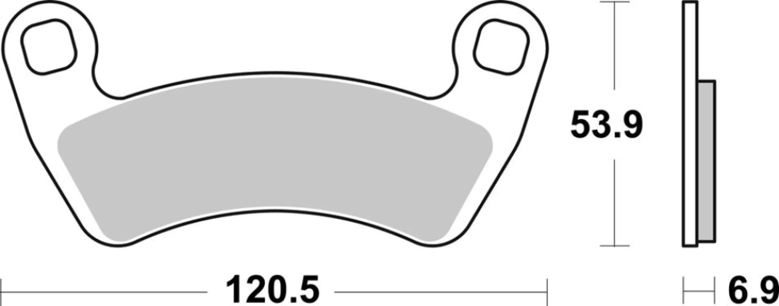 SBS - BRAKE PAD SINT - 17213665