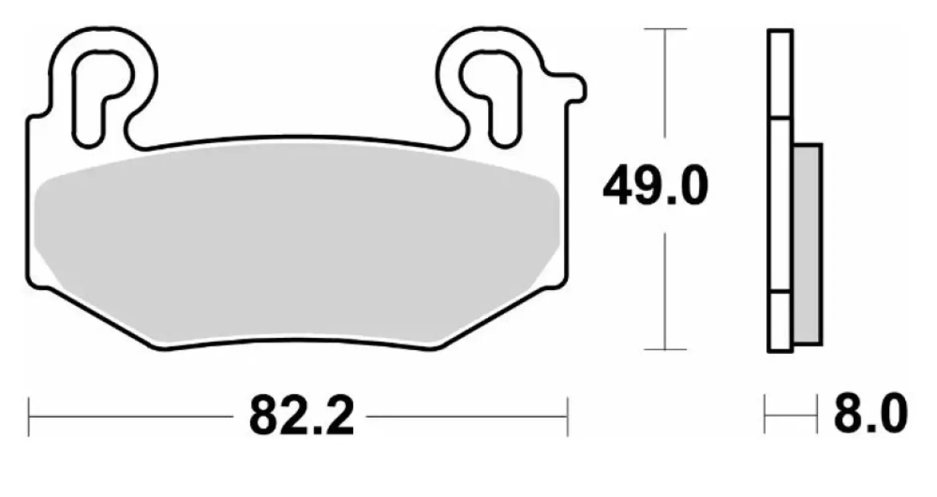 SBS - BRAKE PAD SINT - 17213667