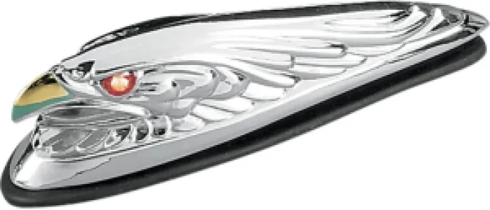 DRAG SPECIALTIES - EAGLE FNDR ORNAMNT W/LITE - DS287555