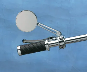 DRAG SPECIALTIES - ROUND MIRROR W/LONG STEM - DS302156