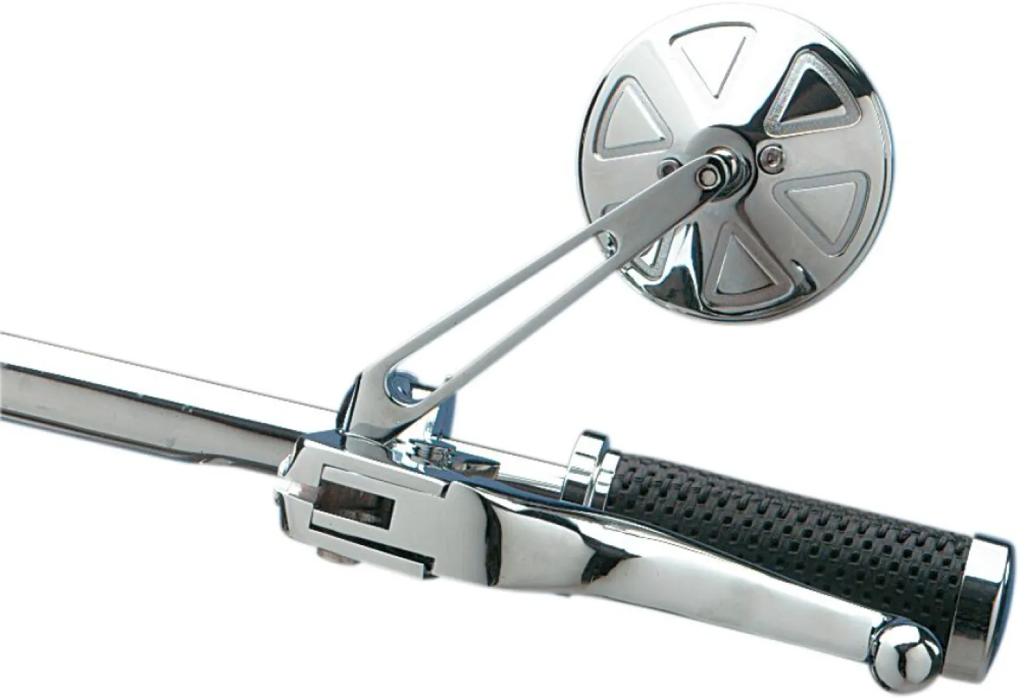 DRAG SPECIALTIES - ROUND MIRROR W/SHORT STEM - DS302155