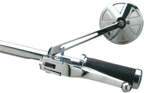DRAG SPECIALTIES - ROUND MIRROR W/LONG STEM - DS302156