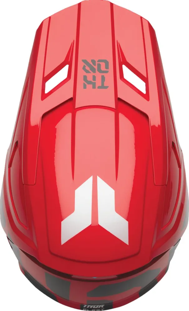 THOR - HELMET FLEET YOUTH FORGE RED S - 01111683