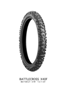 BRIDGESTONE - X40R HARD 80/100-21 51M TT NHS - 03120260