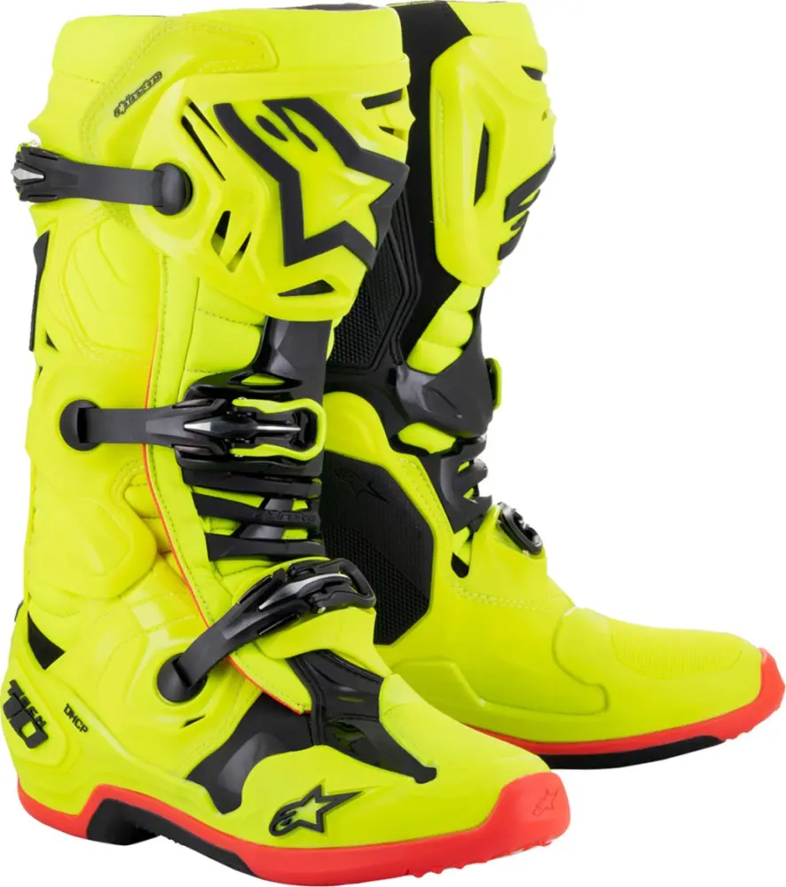 ALPINESTARS(MX) - BOOT TECH 10 YLW/BK/RD 9 - 34103001