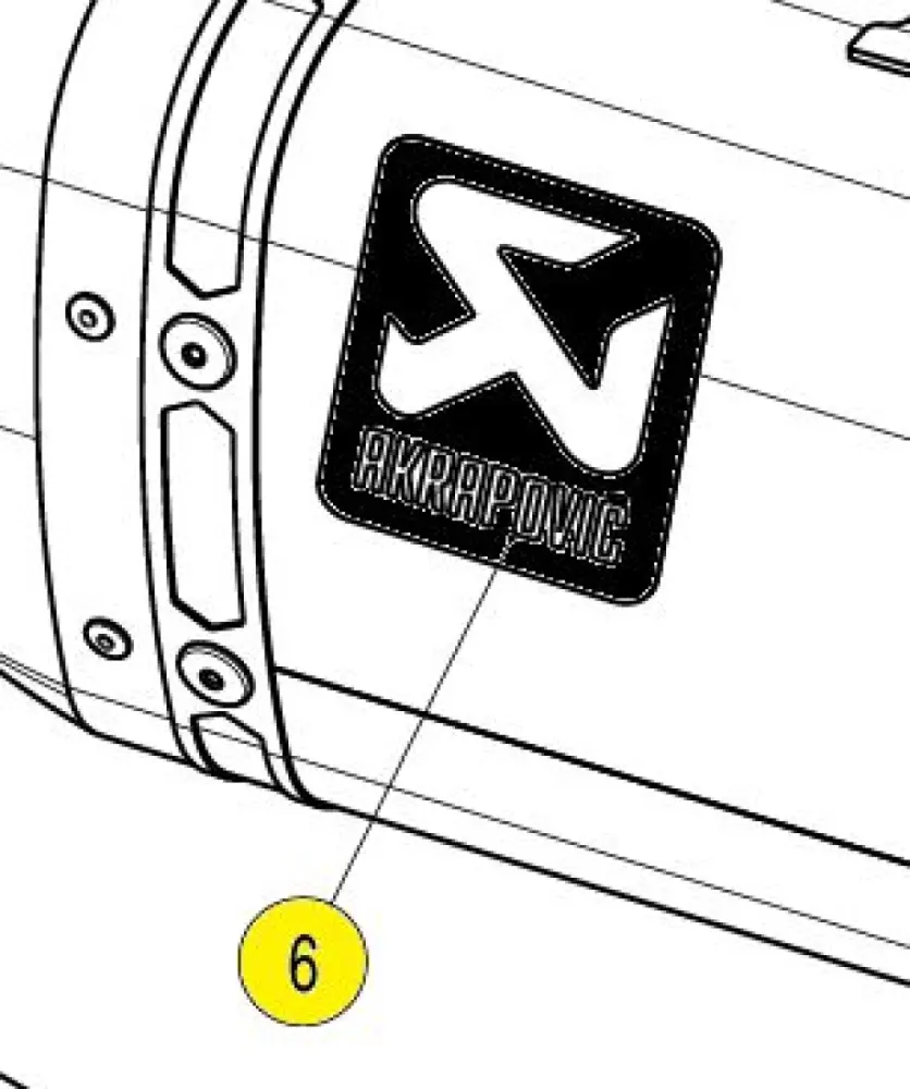 AKRAPOVIC - STICKER AL SUZUKI - 18611814