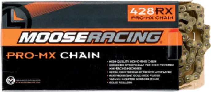 MOOSE OFFROAD HARD-PARTS - MSE 428 RXP CHN 100 GLDPL - M57500100