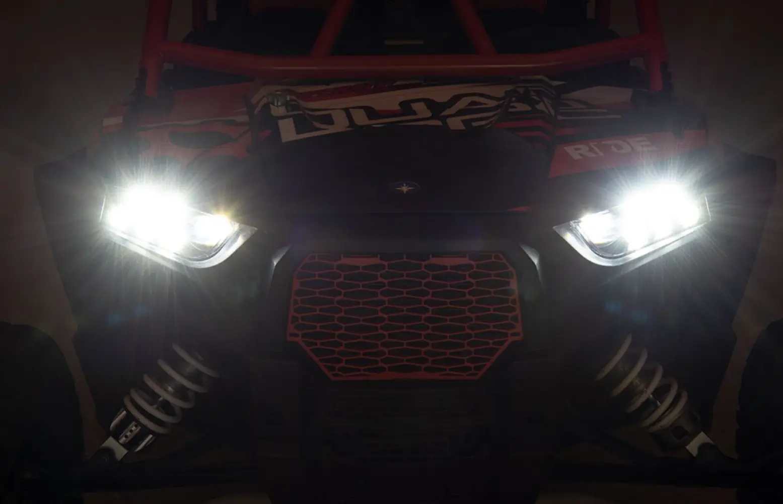 MOOSE OFFROAD FOUR WHEEL - LED HDLGHT RZR900/1000 BK - 20012228