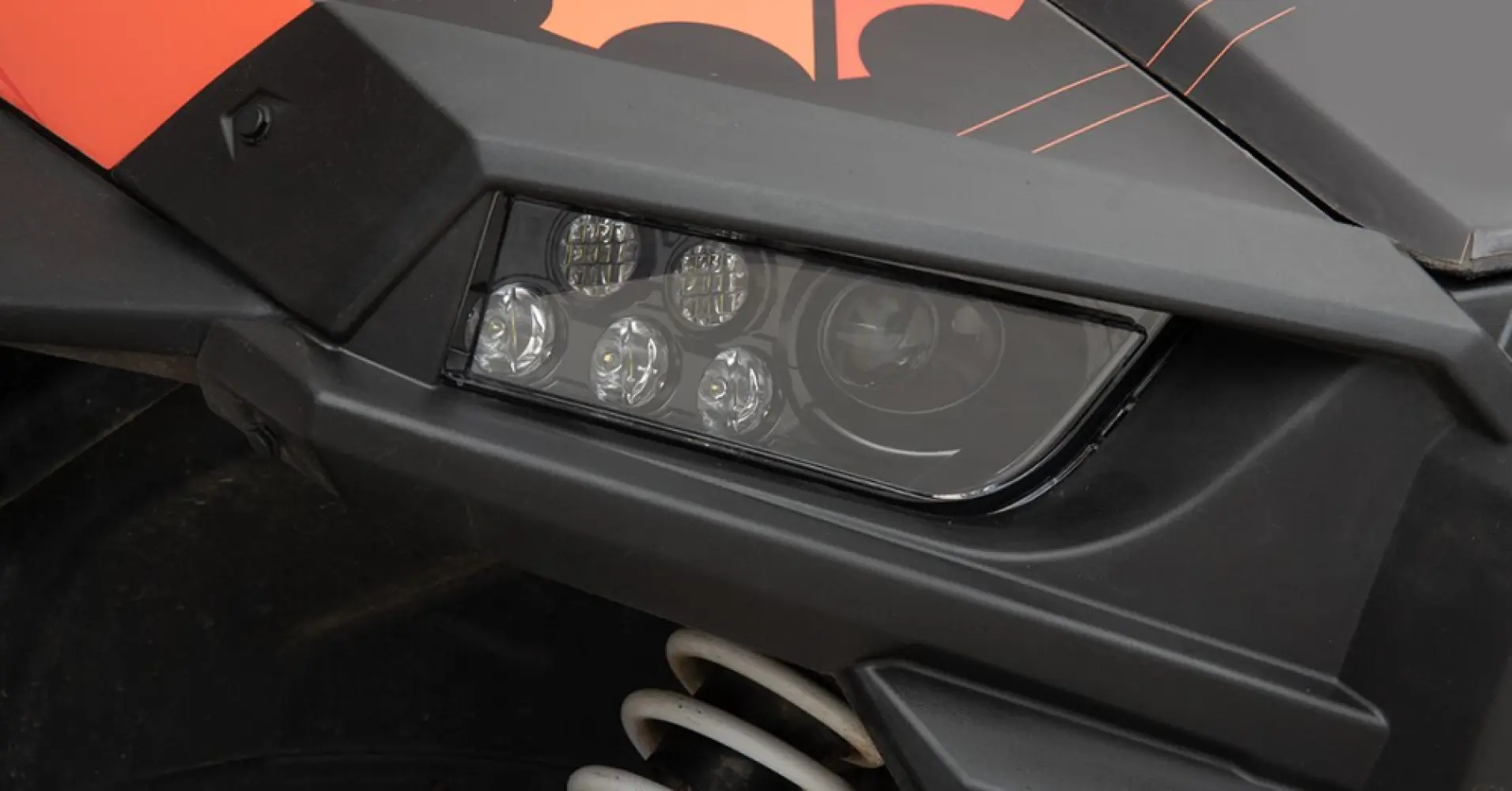 MOOSE OFFROAD FOUR WHEEL - LED HDLGHT RZR900/1000 BK - 20012228