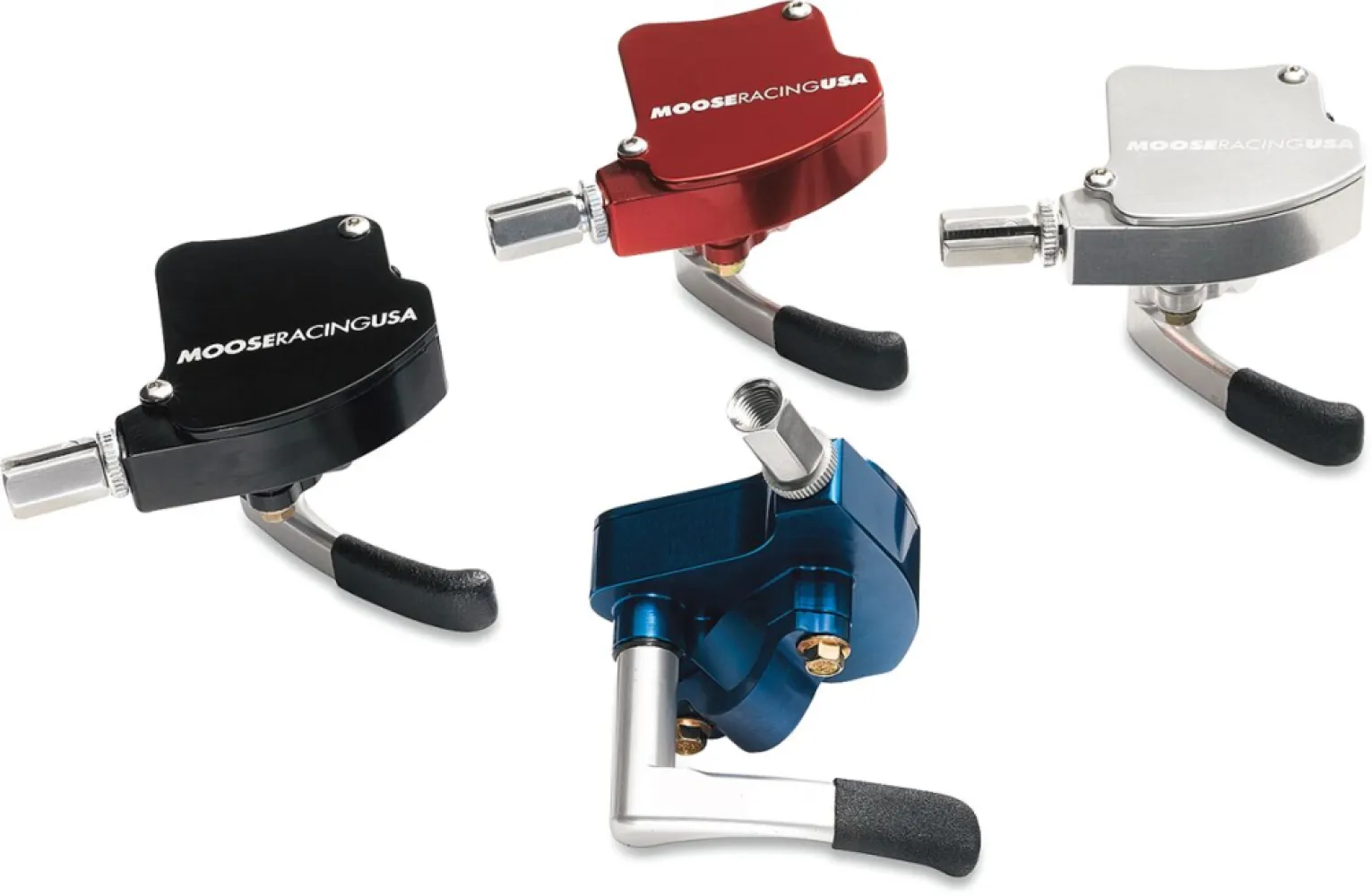 MOOSE OFFROAD HARD-PARTS - ATV THUMB THROTTLE-BLUE - M78001