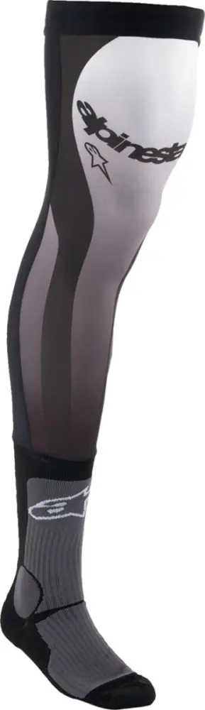 ALPINESTARS(MX) - SOCK KNEE BRACE BLK/WT LX - 34310813