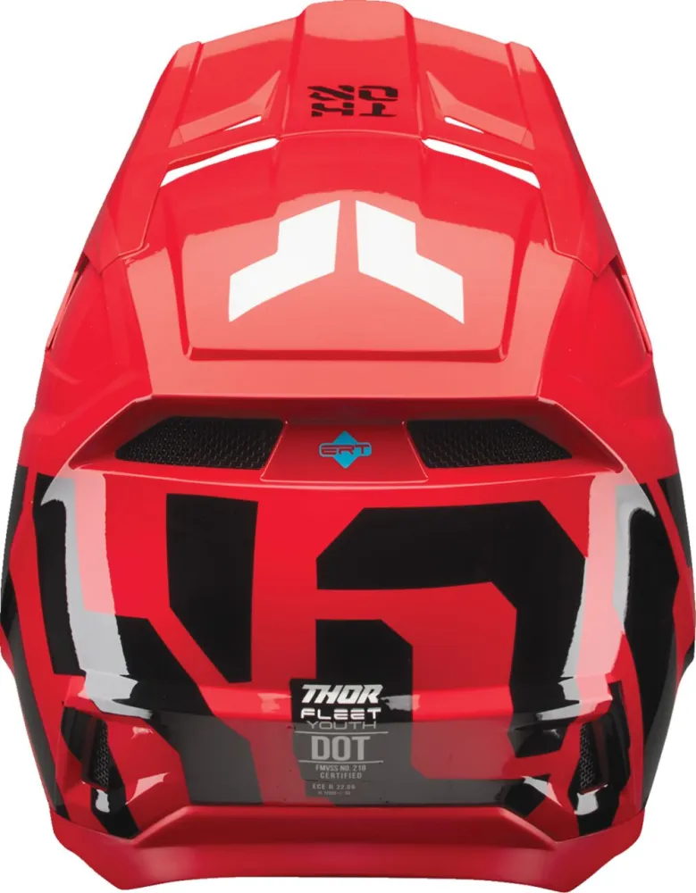THOR - HELMET FLEET YOUTH FORGE RED L - 01111685