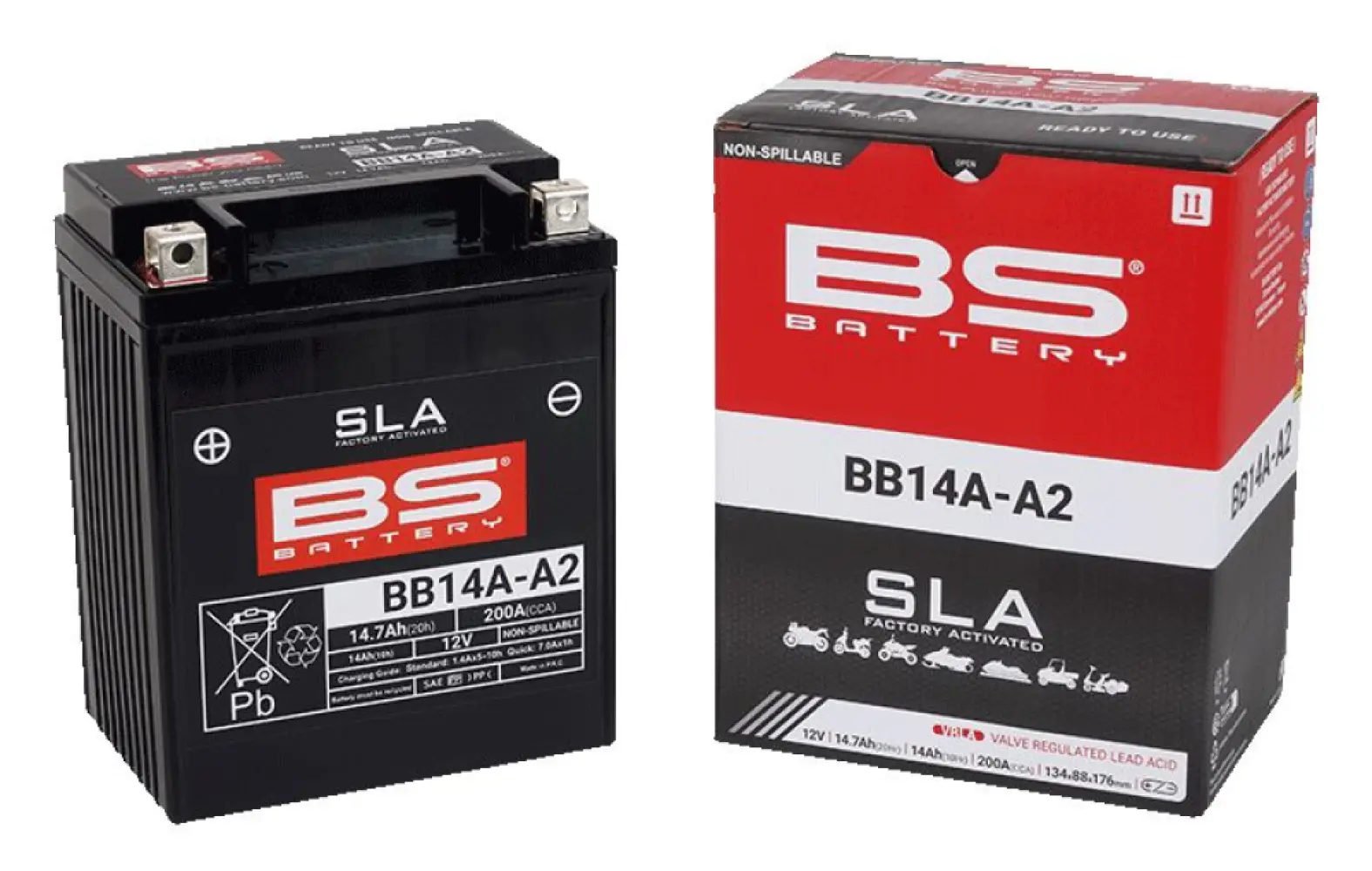 BS BATTERY - BATTERY BS BB14A-A2 SLA - 21130609