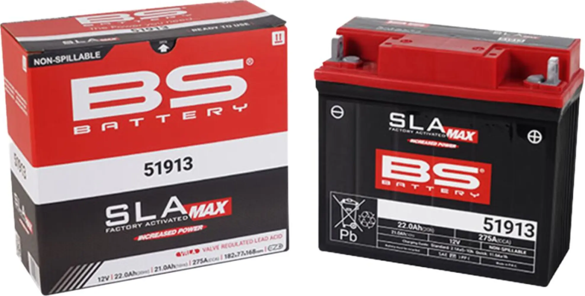 BS BATTERY - BATTERY BS 51913 SLA-MAX - 21130616