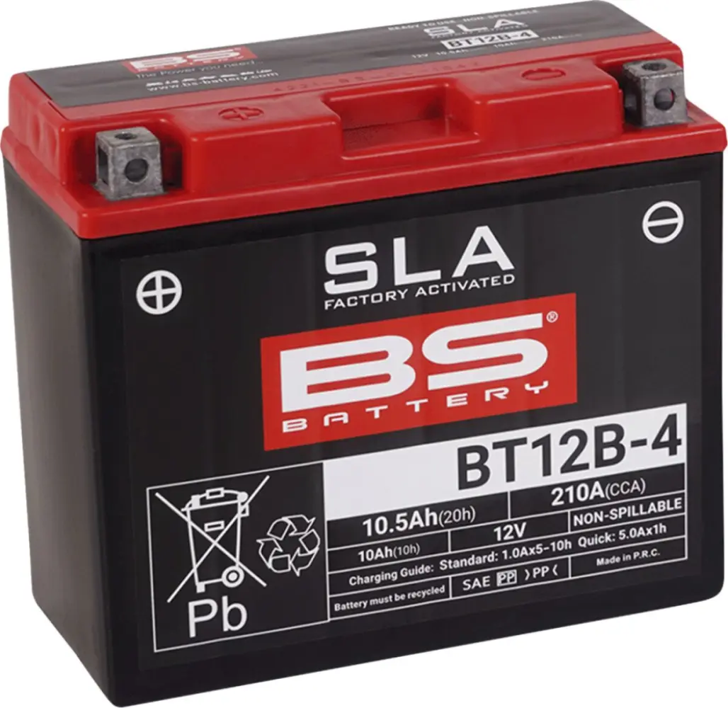 BS BATTERY - BATTERY BS BT12B-4 SLA - 21130623