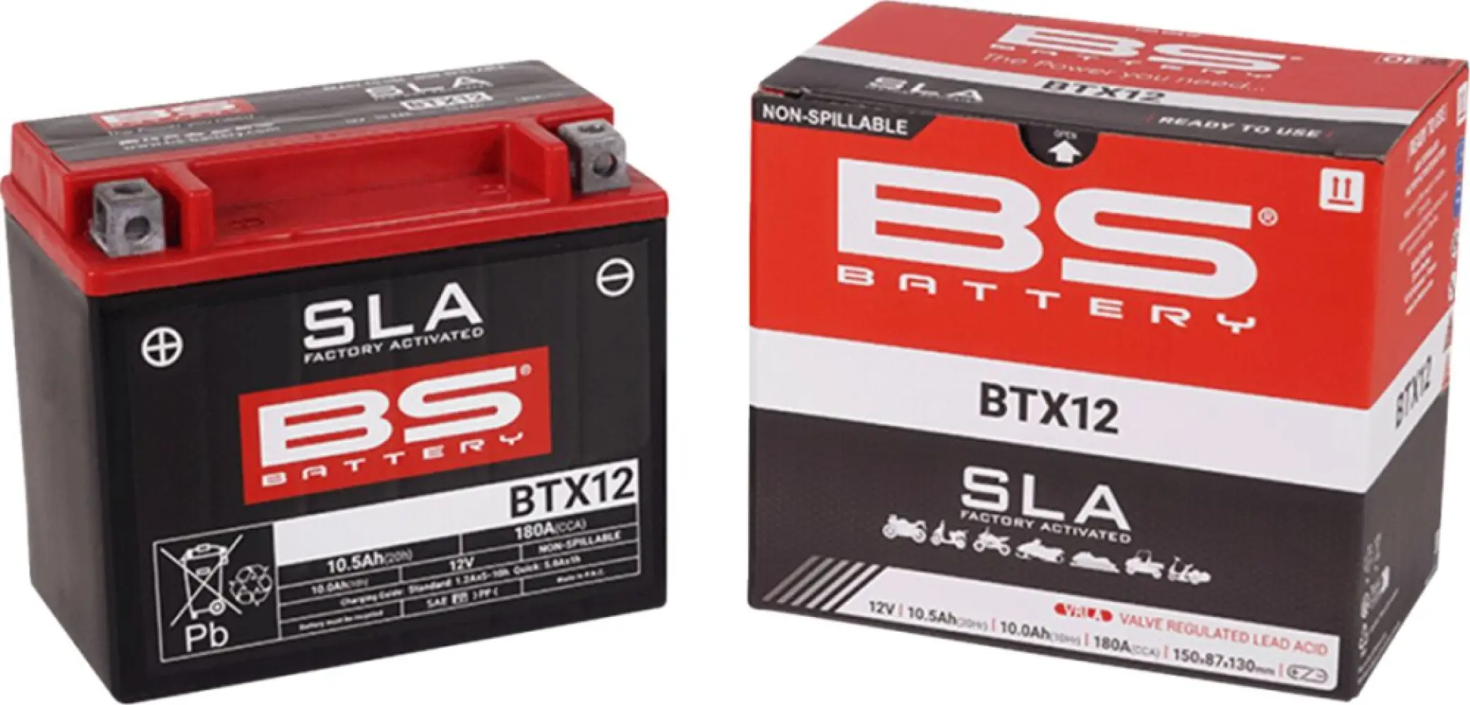 BS BATTERY - BATTERY BS BTX12 SLA - 21130632
