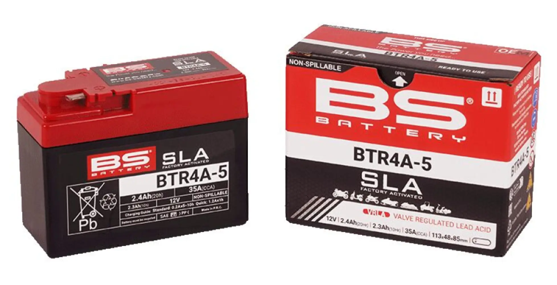 BS BATTERY - BATTERY BS BTR4A-5 SLA - 21130966