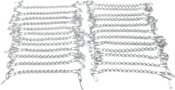 MOOSE OFFROAD- SNOW - TIRE CHAINS 8-VBAR MOOSE - M9160008