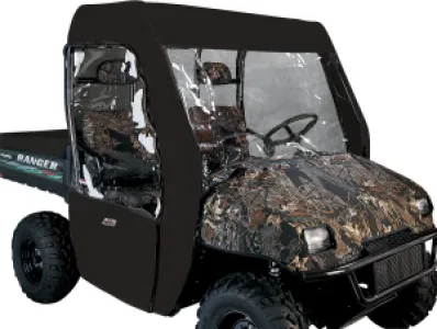 MOOSE OFFROAD FOUR WHEEL - CAB ENCLSRE POL RNGR-BLK - MUDPR100
