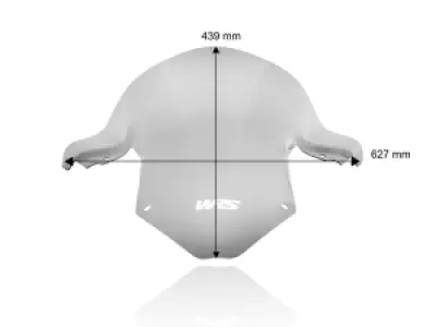 WRS - WINDSCREEN RACE S1000RR SMOKE - 23120703