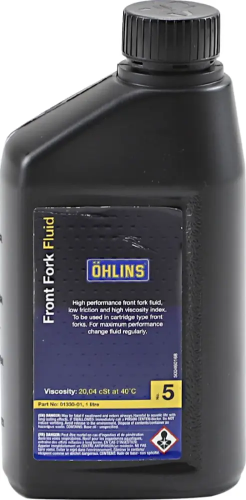 OHLINS - FRONT FORK OIL #5 SAE 7 5W 1L - 36090069
