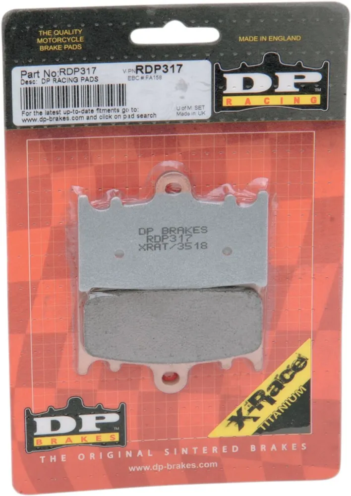 DP BRAKES - BRAKE PAD RDP KAW/SUZ FRT - RDP317