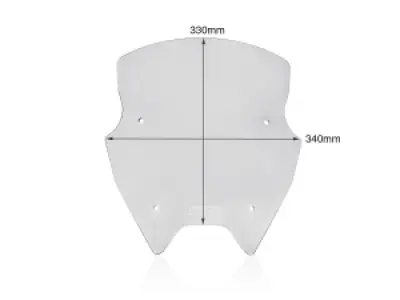 WRS - WINDSCREEN SPORT R1250RS CLEAR - 23120897