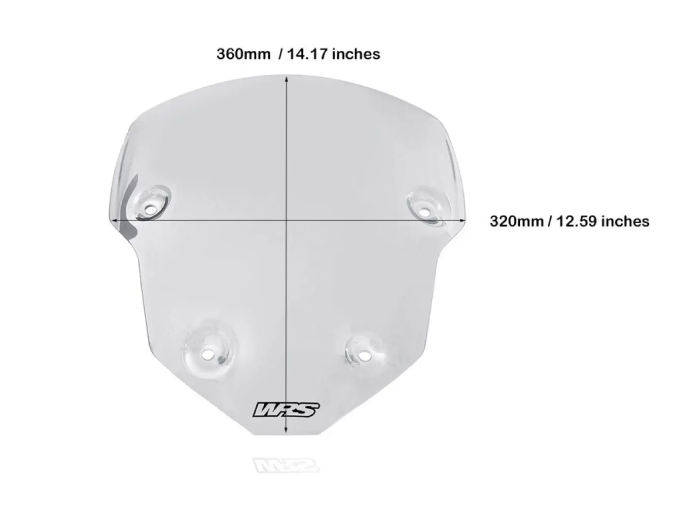 WRS - WINDSCREEN SPORT TIGER900 CLEA - 23120934
