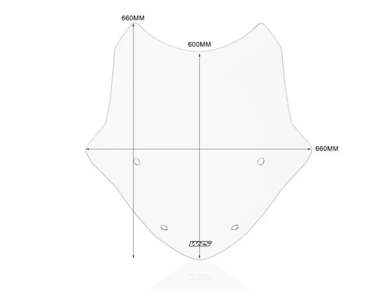 WRS - WINDSCREEN STANDARD R1250R CLE - 23121006