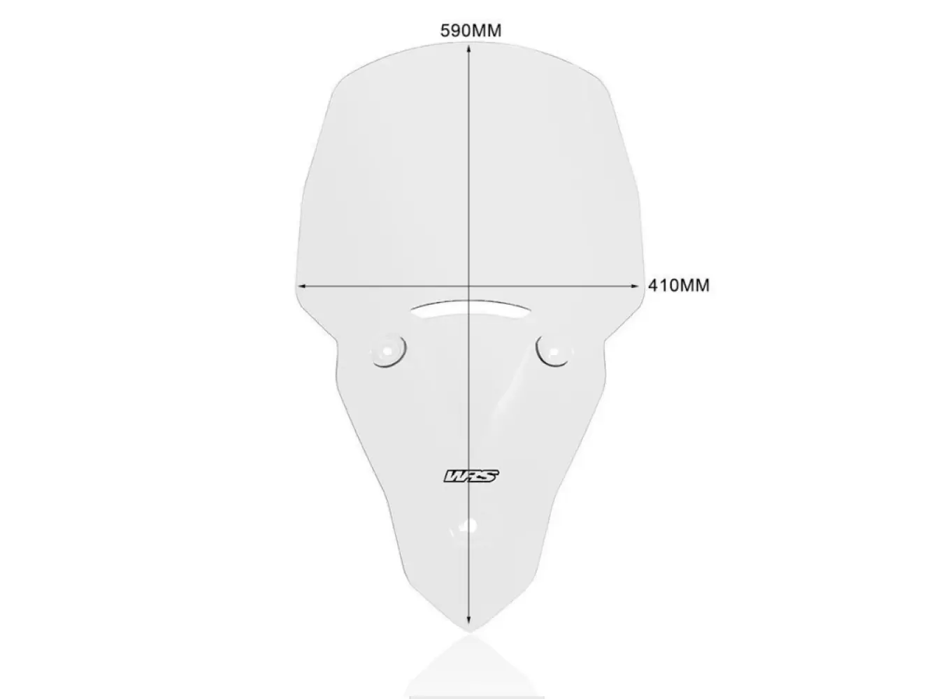 WRS - WINDSCREEN TOURING TIGER SPORT - 23121011