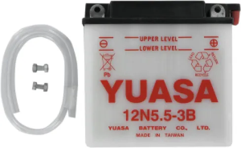 YUASA - BATTERY YUASA CV DRY 12N5.5-3B - Y12N553B