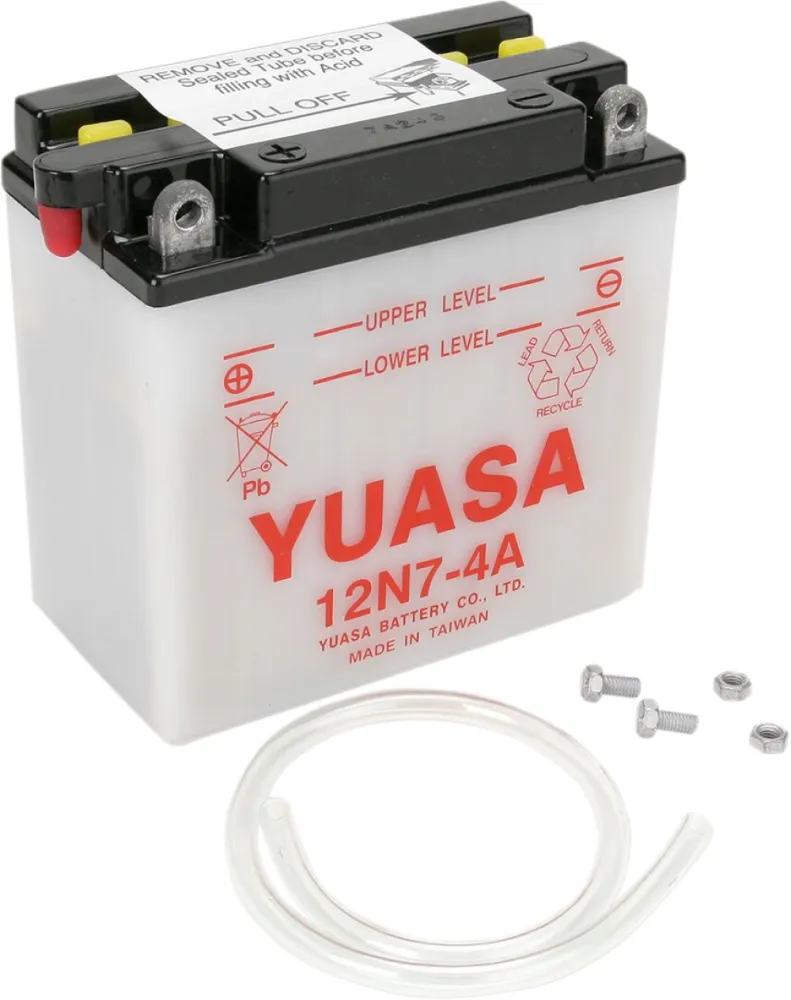YUASA - BATTERY YUASA CV DRY 12N7-4A - Y12N74A