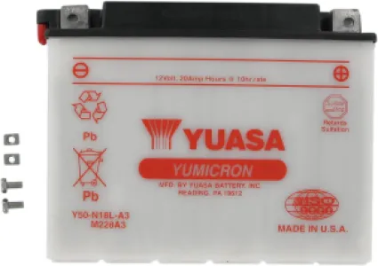 YUASA - BATTERY YUASA HD DRY Y50-N18L- - Y50N18LA3