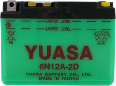 YUASA - BATTERY YUASA 6-VOLT DRY 6N12A - Y6N12A2D