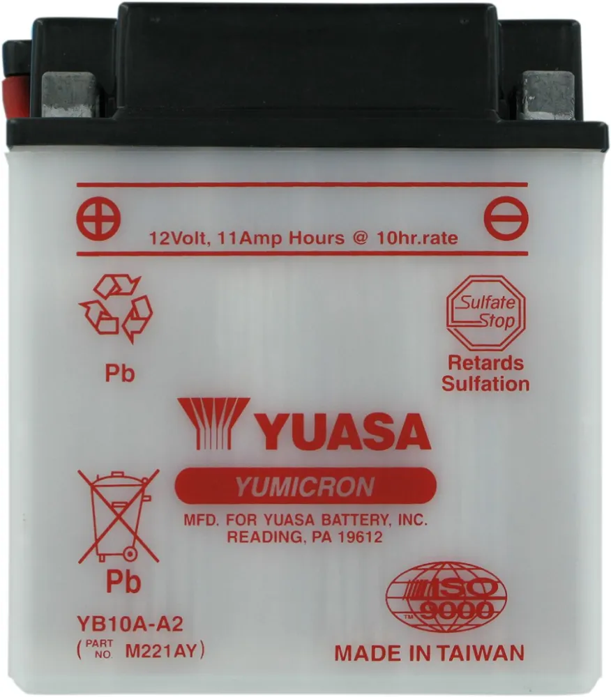 YUASA - BATTERY YUASA HD DRY YB10A-A2 - YB10AA2
