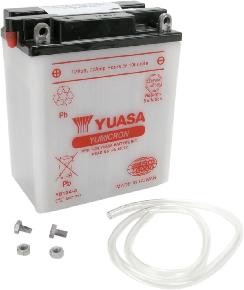 YUASA - BATTERY YUASA HD DRY YB12A-A - YB12AA