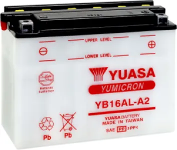 YUASA - BATTERY YUASA HD DRY YB16AL-A2 - YB16ALA2