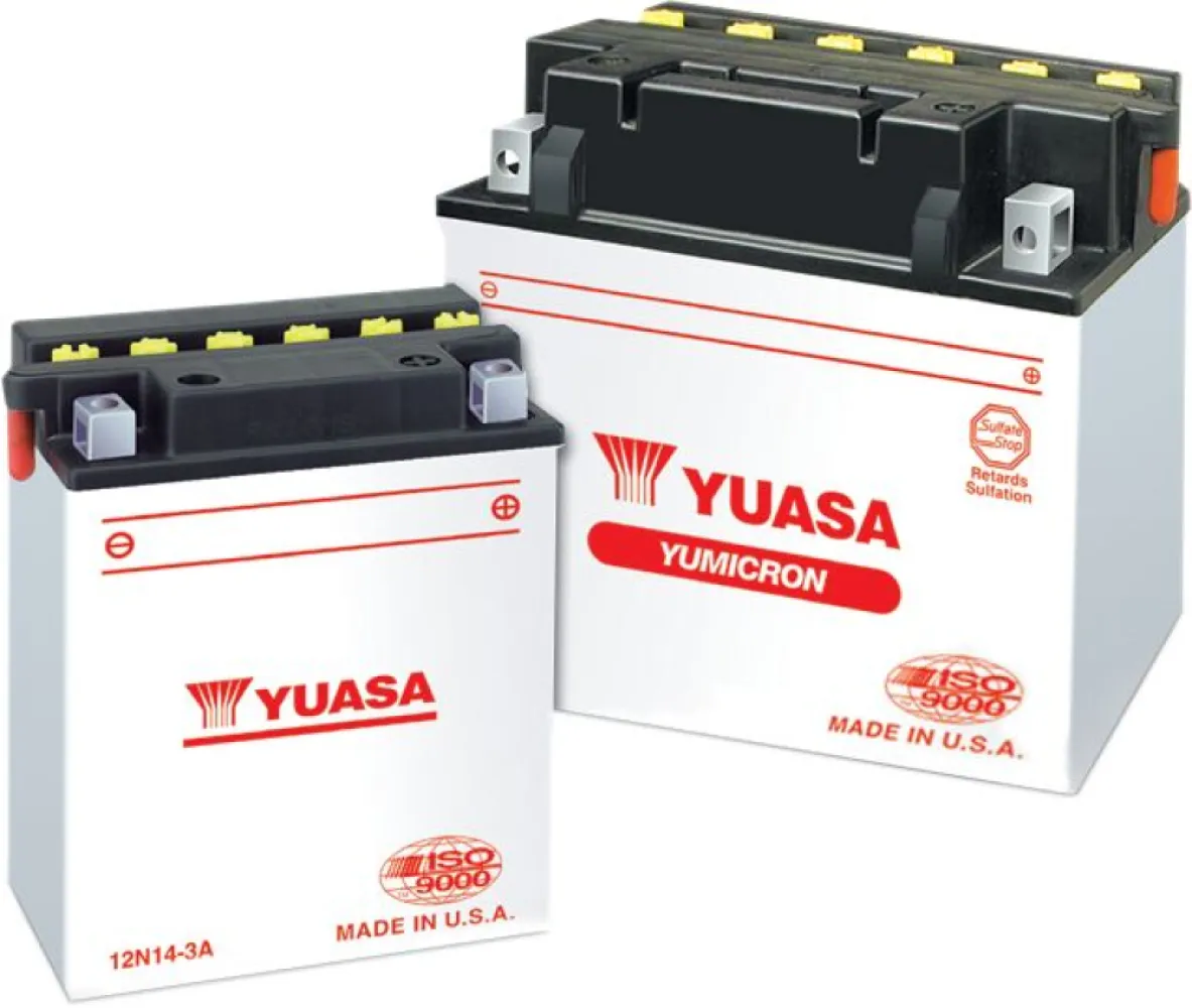 YUASA - BATTERY YUASA HD DRY YB14-B2 - YB14B2