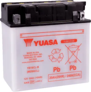 YUASA - BATTERY YUASA HD DRY YB16CL-B - YB16CLB