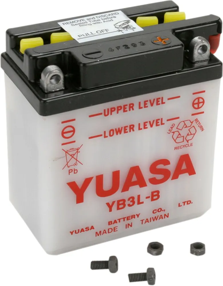 YUASA - BATTERY YUASA HD DRY YB3L-B - YB3LB