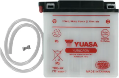 YUASA - BATTERY YUASA HD DRY YB9L-A2 - YB9LA2