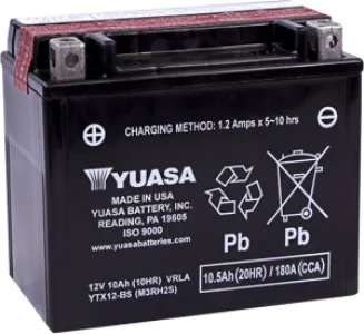 YUASA - BATTERY YUASA MF YTX12-BS - YTX12BS