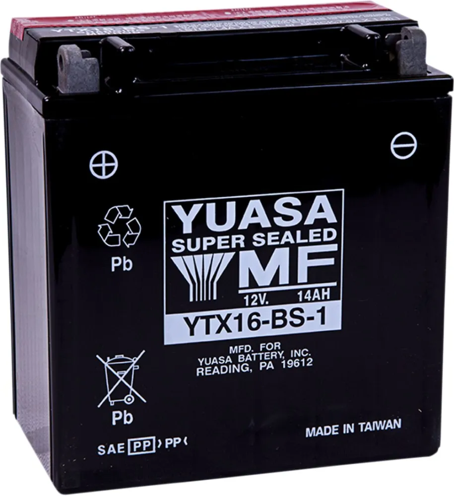 YUASA - BATTERY YUASA MF YTX16-BS-1 - YTX16BS1